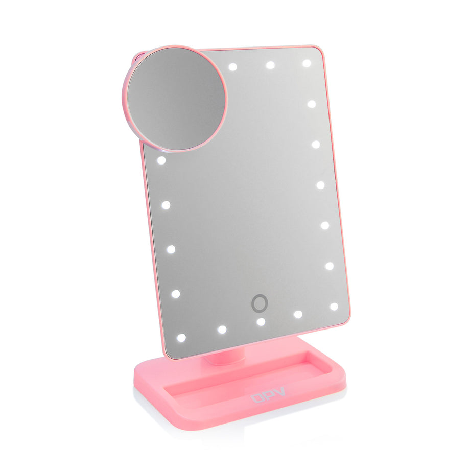 Pink OPV Touch XL Dimmable LED Makeup Mirror – OPV Beauty